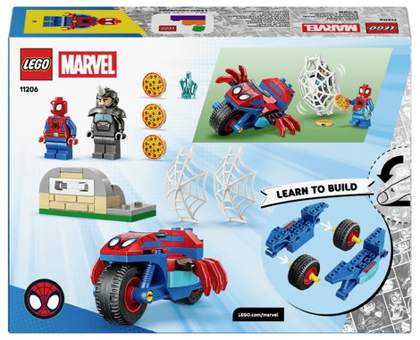LEGO® MARVEL SUPER HEROES 11206 Pókember motoron vs. Orrszarvú (11206) 8. kép