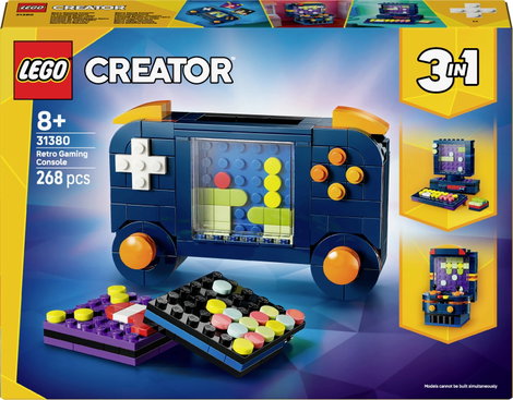 LEGO® CREATOR 31380 3 az 1-ben retró játékkonzol szett (31380)