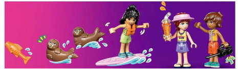 LEGO® FRIENDS 42699 Tengerparti ház fókákkal (42699)  Építőkészlet 3. kép