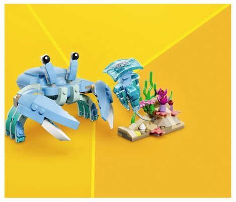 LEGO® CREATOR 31385 3 az 1-ben tengeri élőlény készlet: Gyönyörű delfinek (31385) 3. kép