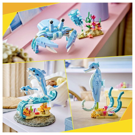 LEGO® CREATOR 31385 3 az 1-ben tengeri élőlény készlet: Gyönyörű delfinek (31385) 7. kép
