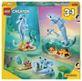 LEGO® CREATOR 31385 3 az 1-ben tengeri élőlény készlet: Gyönyörű delfinek (31385) 8. bélyegkép