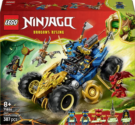 LEGO® NINJAGO 71856 Jay átalakító Speedstere (71856) versenyautó