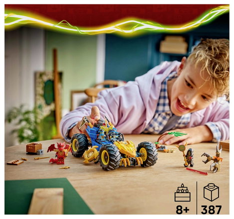 LEGO® NINJAGO 71856 Jay átalakító Speedstere (71856) versenyautó 6. kép