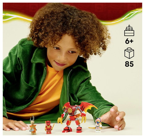 LEGO® NINJAGO 71851 Kai Sárkány Mech Harci Készlete (71851) 4. kép