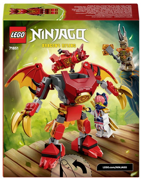 LEGO® NINJAGO 71851 Kai Sárkány Mech Harci Készlete (71851) 6. kép