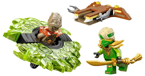LEGO® NINJAGO 71850 Lloyd kontra Földszörny Pörgő (71850) 2. kép