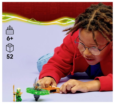 LEGO® NINJAGO 71850 Lloyd kontra Földszörny Pörgő (71850) 6. kép