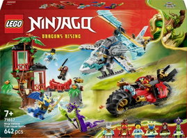 LEGO® NINJAGO 71857 Leszámolás a faházban a nindzsa motorral (71857)