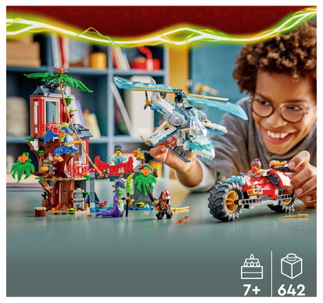 LEGO® NINJAGO 71857 Leszámolás a faházban a nindzsa motorral (71857) 6. kép