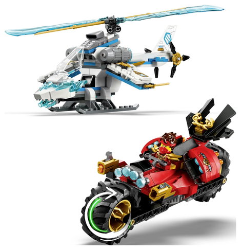 LEGO® NINJAGO 71857 Leszámolás a faházban a nindzsa motorral (71857) 7. kép