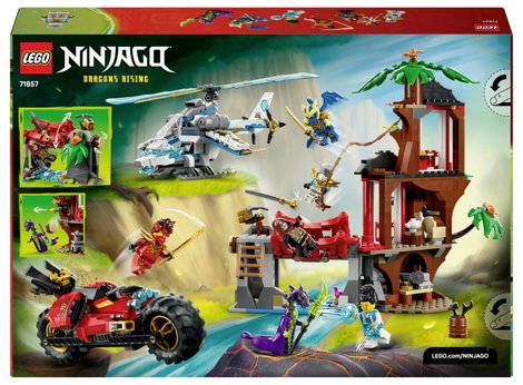 LEGO® NINJAGO 71857 Leszámolás a faházban a nindzsa motorral (71857) 8. kép