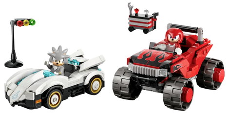 77118 LEGO® Sonic the Hedgehog Silver autója vs. Knuckles szörnyeteg teherautója (77118) 2. kép