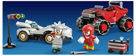 77118 LEGO® Sonic the Hedgehog Silver autója vs. Knuckles szörnyeteg teherautója (77118) 3. kép