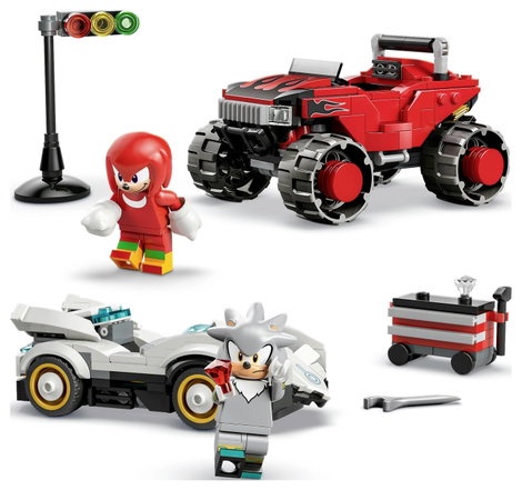 77118 LEGO® Sonic the Hedgehog Silver autója vs. Knuckles szörnyeteg teherautója (77118) 7. kép