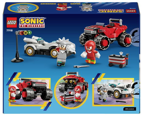 77118 LEGO® Sonic the Hedgehog Silver autója vs. Knuckles szörnyeteg teherautója (77118) 8. kép