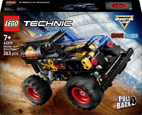LEGO® TECHNIC 42219 Monster Jam™ Sírásó™ Tűz és Jég (42219)