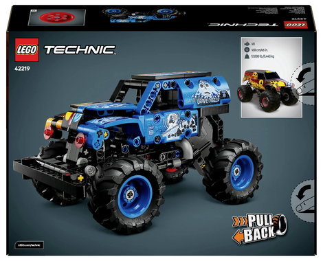 LEGO® TECHNIC 42219 Monster Jam™ Sírásó™ Tűz és Jég (42219) 8. kép
