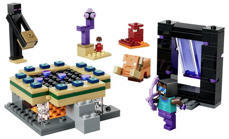 LEGO® MINECRAFT 21584 Utazás az Alvilág és Vég Portálján keresztül (21584) Játék játékosoknak 2. kép