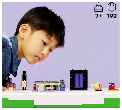LEGO® MINECRAFT 21584 Utazás az Alvilág és Vég Portálján keresztül (21584) Játék játékosoknak 6. kép