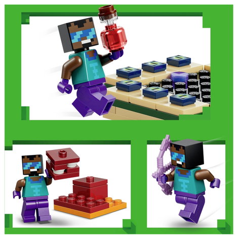 LEGO® MINECRAFT 21584 Utazás az Alvilág és Vég Portálján keresztül (21584) Játék játékosoknak 7. kép
