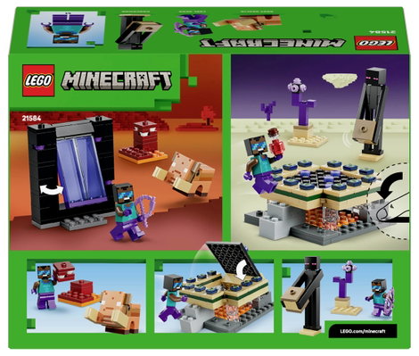 LEGO® MINECRAFT 21584 Utazás az Alvilág és Vég Portálján keresztül (21584) Játék játékosoknak 8. kép