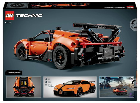 LEGO® TECHNIC 42222 Bugatti Chiron Pur Sport Hypercar (42222) 2. kép