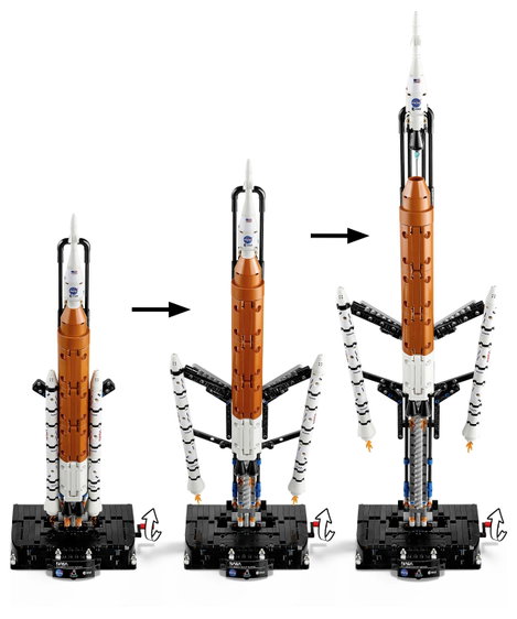 LEGO® TECHNIC 42221 NASA Artemis SLS nehéz teherbírású rakéta (42221) 7. kép