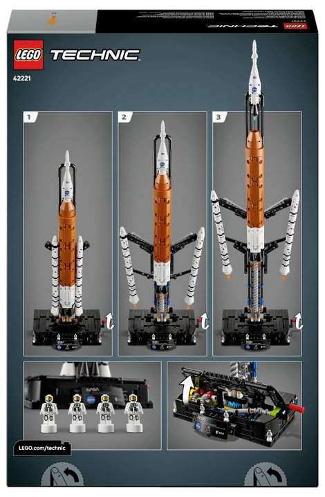 LEGO® TECHNIC 42221 NASA Artemis SLS nehéz teherbírású rakéta (42221) 8. kép