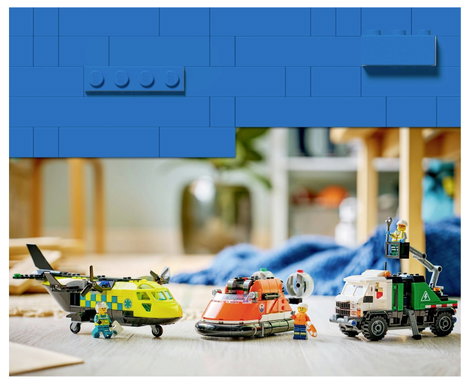 LEGO® CITY 60505 Kombinált készlet repülőgéppel, karbantartó járművel és légpárnás hajóval (60505) 7. kép