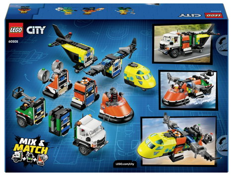 LEGO® CITY 60505 Kombinált készlet repülőgéppel, karbantartó járművel és légpárnás hajóval (60505) 8. kép