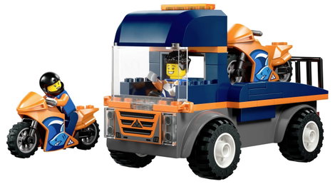 LEGO® CITY 60491 motorkerékpár-szállító (60491) 2 minifigura készlet 2. kép