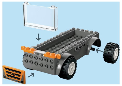LEGO® CITY 60491 motorkerékpár-szállító (60491) 2 minifigura készlet 4. kép