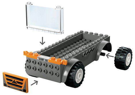 LEGO® CITY 60491 motorkerékpár-szállító (60491) 2 minifigura készlet 7. kép