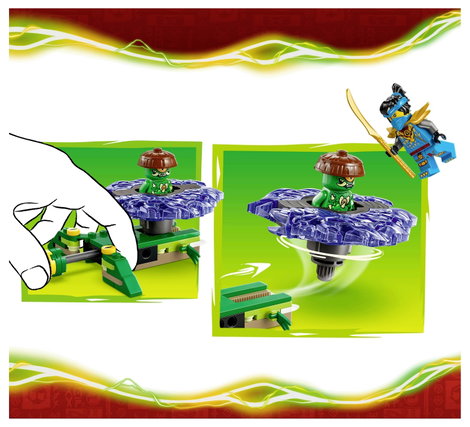 LEGO® NINJAGO 71849 Nya vs. Mutation Monster Spinner (71849) 7. kép
