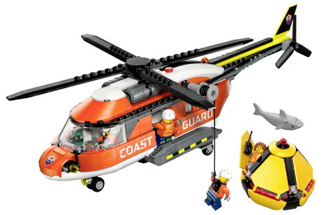LEGO® CITY 60503 Parti őrség helikoptere (60503) építő- és játékkészlet 2. kép