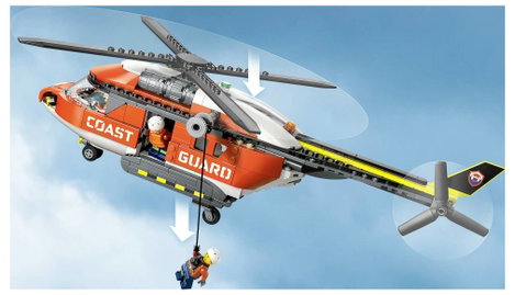LEGO® CITY 60503 Parti őrség helikoptere (60503) építő- és játékkészlet 4. kép