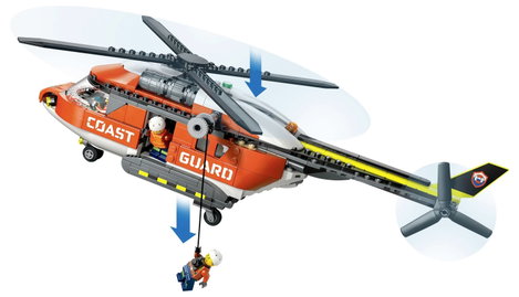 LEGO® CITY 60503 Parti őrség helikoptere (60503) építő- és játékkészlet 7. kép