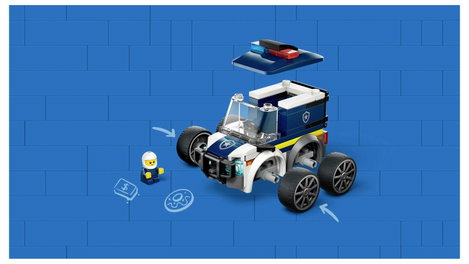 LEGO® CITY 60481 Menő autók – Rendőrautó (60481) Építőkészlet 4. kép