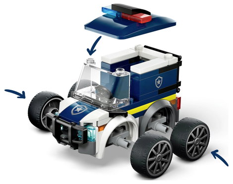 LEGO® CITY 60481 Menő autók – Rendőrautó (60481) Építőkészlet 7. kép