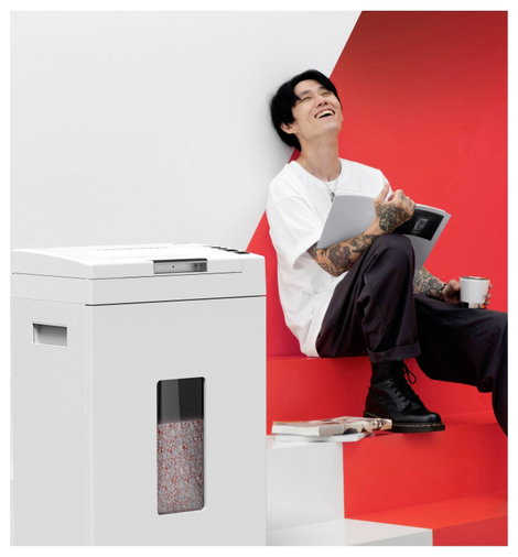 Ideal Office Shredcat 8291 CC Iratmegsemmisítő 150 lap Részecskevágás 4 x 10 mm P-4 21 l Szintén meg 11. kép