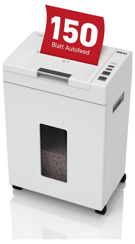 Ideal Office Shredcat 8291 CC Iratmegsemmisítő 150 lap Részecskevágás 4 x 10 mm P-4 21 l Szintén meg 13. kép
