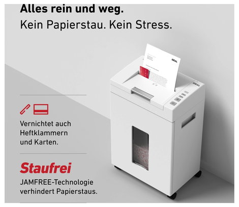 Ideal Office Shredcat 8291 CC Iratmegsemmisítő 150 lap Részecskevágás 4 x 10 mm P-4 21 l Szintén meg 14. kép