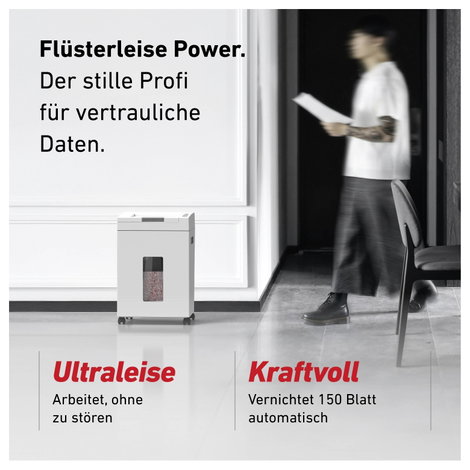 Ideal Office Shredcat 8291 CC Iratmegsemmisítő 150 lap Részecskevágás 4 x 10 mm P-4 21 l Szintén meg 15. kép