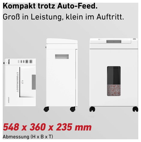 Ideal Office Shredcat 8291 CC Iratmegsemmisítő 150 lap Részecskevágás 4 x 10 mm P-4 21 l Szintén meg 16. kép