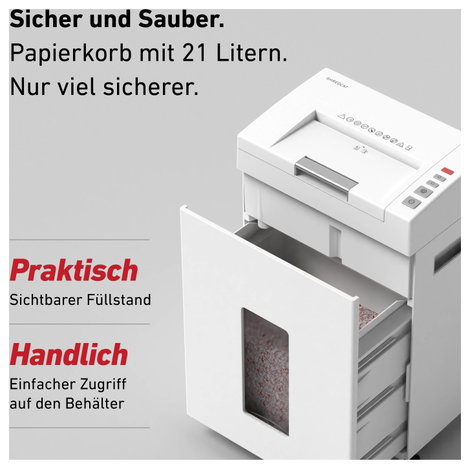 Ideal Office Shredcat 8291 CC Iratmegsemmisítő 150 lap Részecskevágás 4 x 10 mm P-4 21 l Szintén meg 20. kép