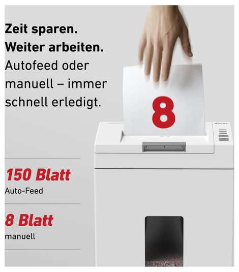 Ideal Office Shredcat 8291 CC Iratmegsemmisítő 150 lap Részecskevágás 4 x 10 mm P-4 21 l Szintén meg 21. kép