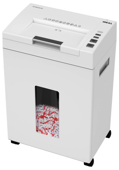 Ideal Office Shredcat 8291 CC Iratmegsemmisítő 150 lap Részecskevágás 4 x 10 mm P-4 21 l Szintén meg 2. kép