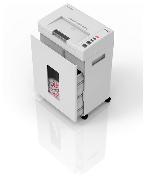 Ideal Office Shredcat 8291 CC Iratmegsemmisítő 150 lap Részecskevágás 4 x 10 mm P-4 21 l Szintén meg 4. kép