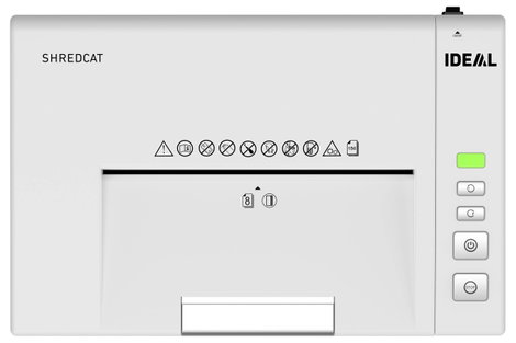 Ideal Office Shredcat 8291 CC Iratmegsemmisítő 150 lap Részecskevágás 4 x 10 mm P-4 21 l Szintén meg 6. kép